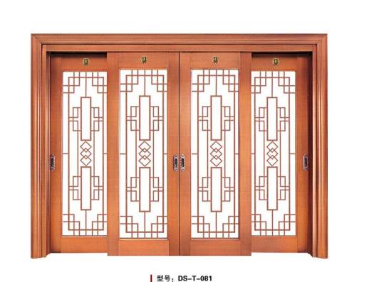 Push-pull copper door