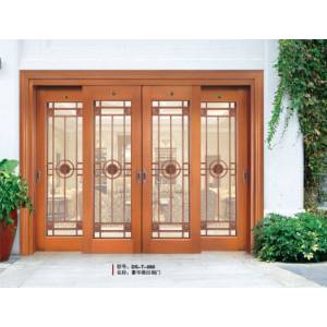 Push-pull copper door