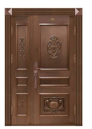 Luxury mother bronze door