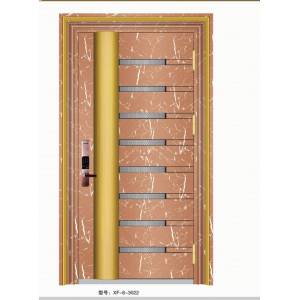 Stainless steel color steel door