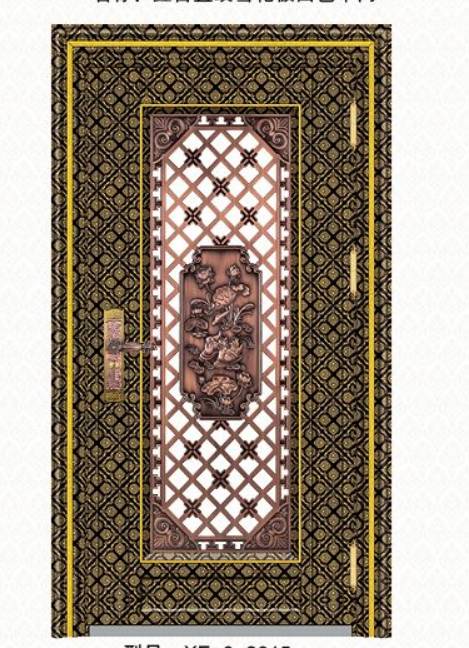 Stainless steel color steel door