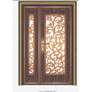 Stainless steel color steel door