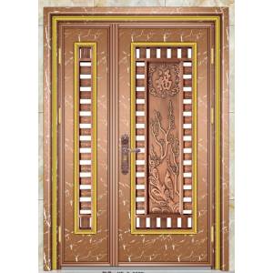 Stainless steel color steel door