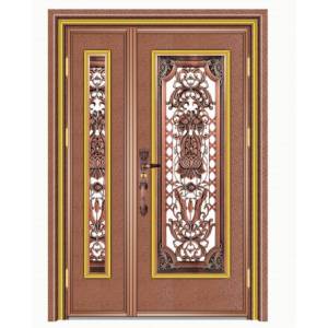 Stainless steel color steel door