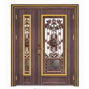 Stainless steel color steel door