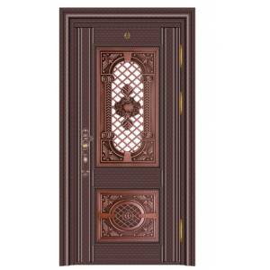 Stainless steel color steel door