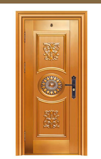Steel copper door