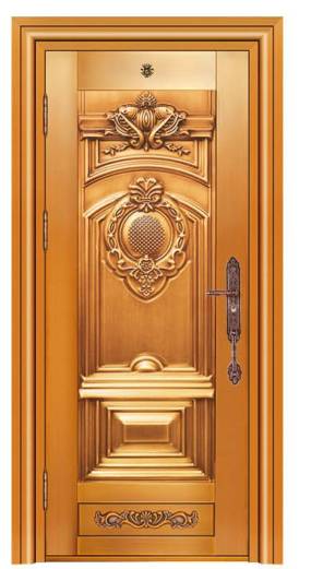 Steel copper door