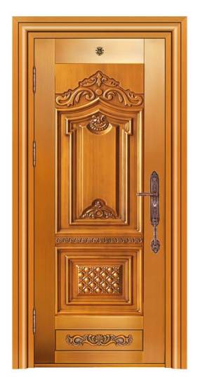 Steel copper door