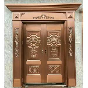 Steel copper door