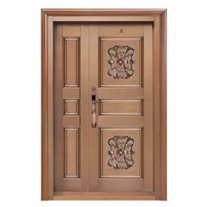 Steel copper door
