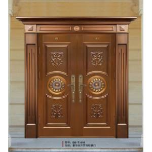 Steel copper door