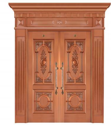 Steel copper door