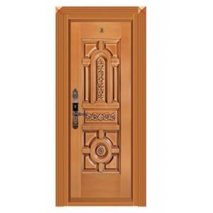 Luxury single open copper door