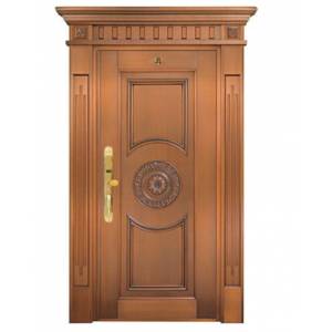 Luxury single open copper door