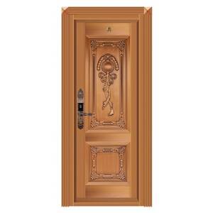 Luxury single open copper door