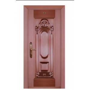 Luxury single open copper door