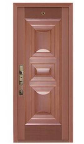 Luxury single open copper door