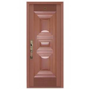 Luxury single open copper door