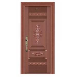 Luxury single open copper door