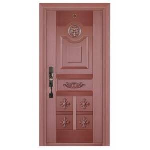 Luxury single open copper door