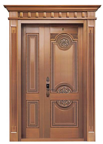 Luxury mother bronze door