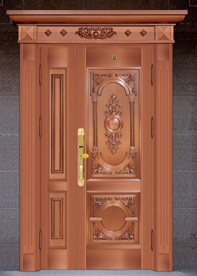 Luxury mother bronze door