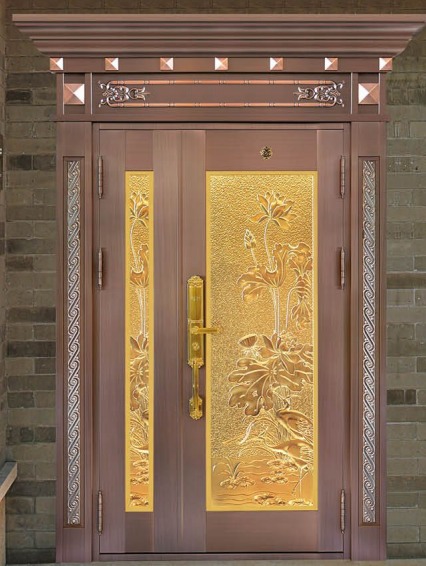 豪華子母銅門(mén)